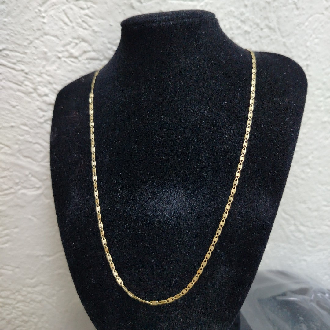 CADENA ORO COMBINADO 10 K 1,80 GRMS (SEMINUEVO)