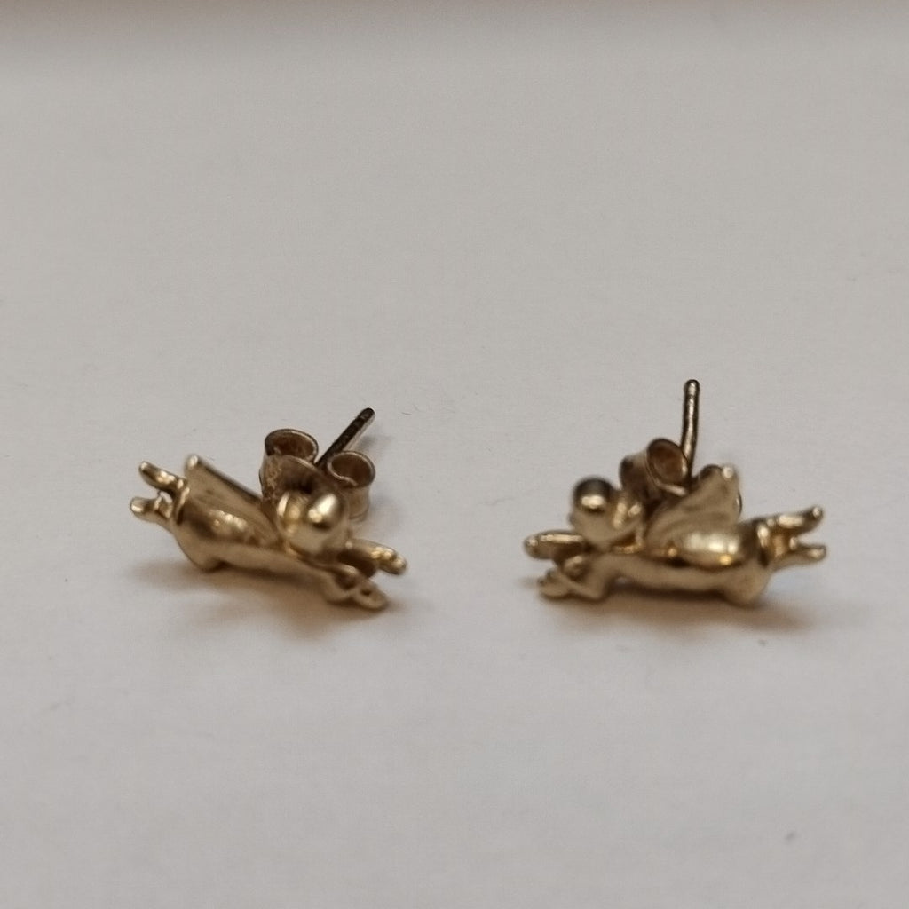 ARETES PAR ORO 14 K 1.9 GRMS (SEMINUEVO)