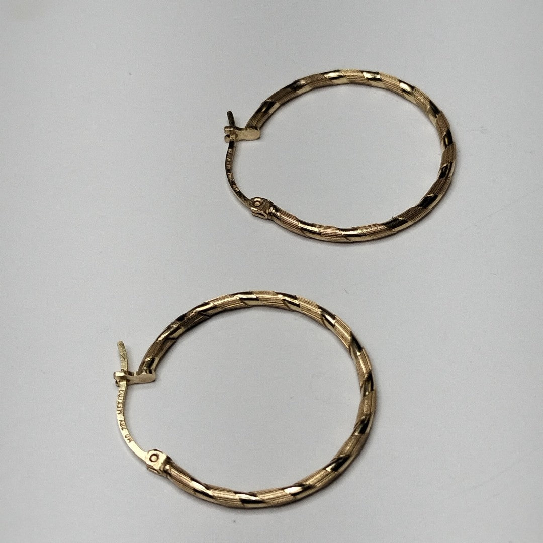 ARRACADAS PAR ORO 12 K 2.2 GRMS (SEMINUEVO)