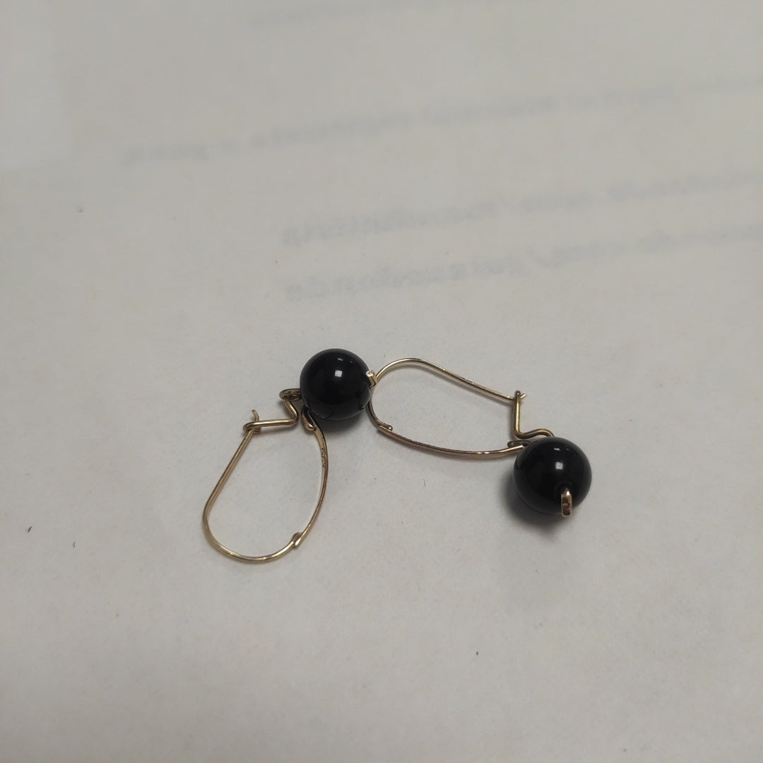 ARETES PAR ORO 14 K 1 GRMS (SEMINUEVO)