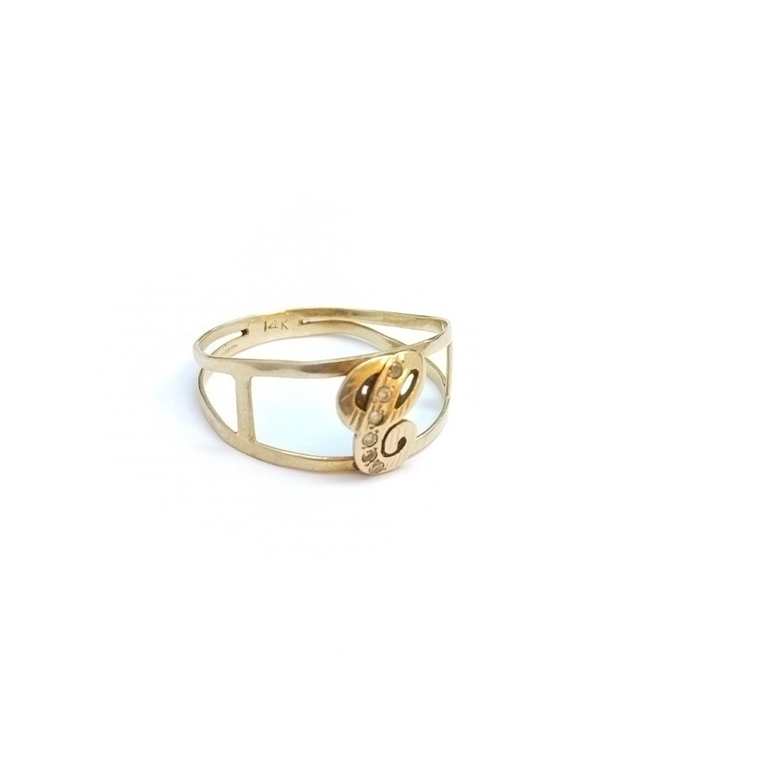 ANILLITO ORO 14 K 1.7 GRMS (SEMINUEVO)