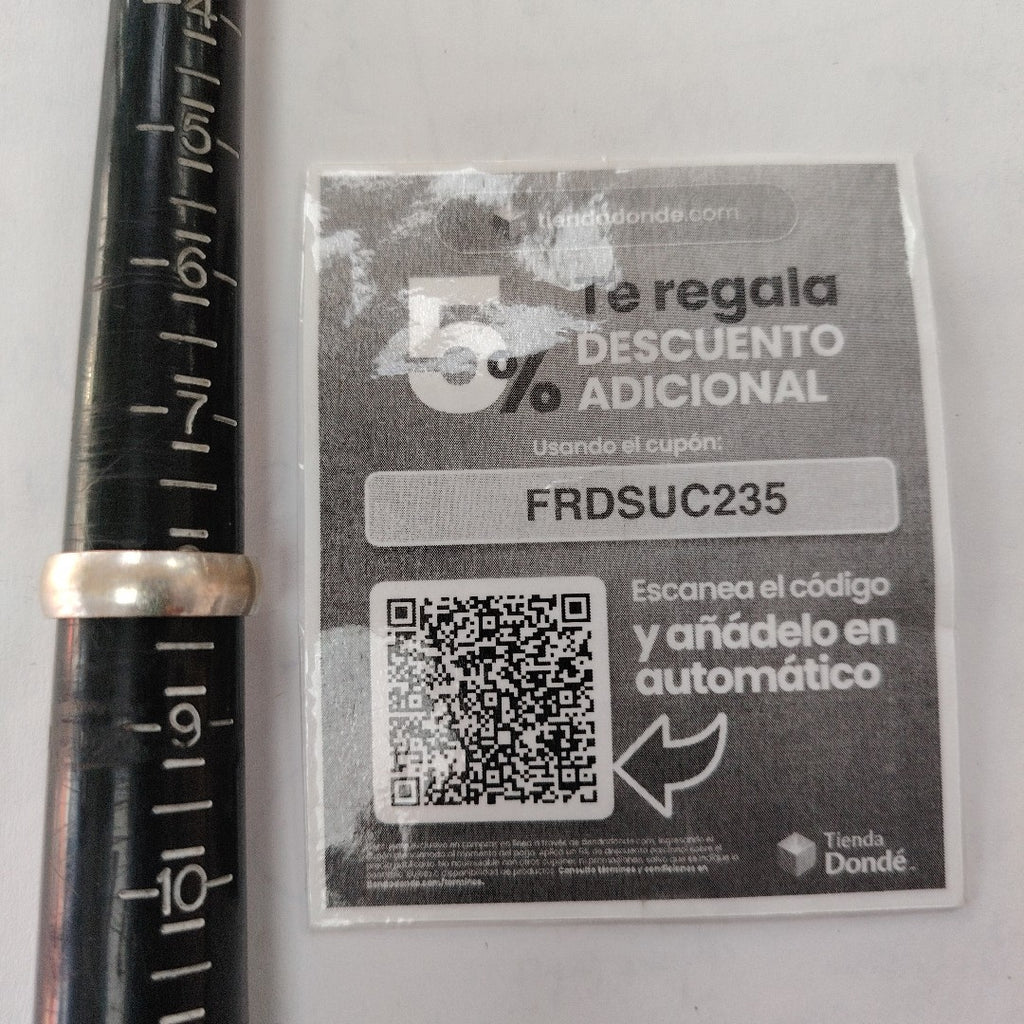 ARGOLLA ORO BLANCO 14 K 4,10 GRMS (SEMINUEVO)