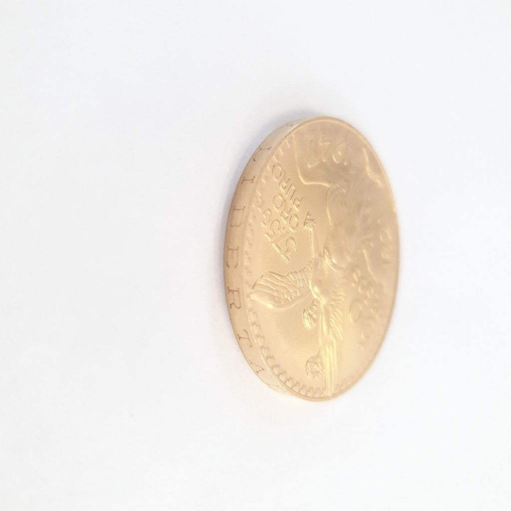 K1 41.6 GRMS 21 K IDENTIFICACIÓN MONEDA NOMINATIVA MONEDAS PESOS 50 PESO (SEMINUEVO)