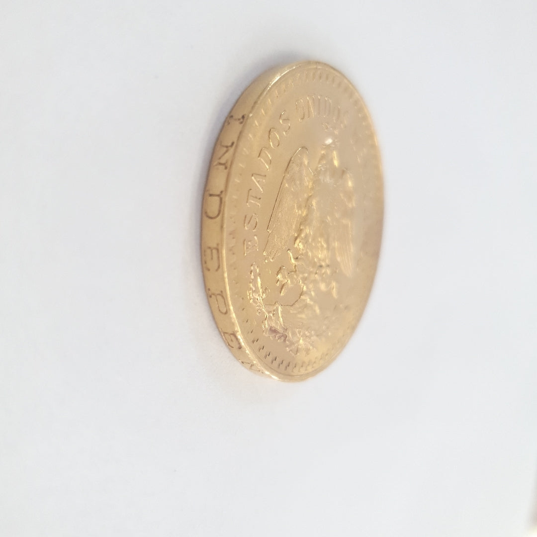 K1 41.6 GRMS 21 K IDENTIFICACIÓN MONEDA NOMINATIVA MONEDAS PESOS 50 PESO (SEMINUEVO)