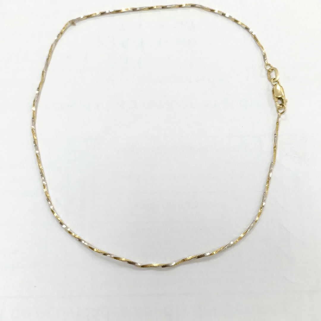 PULSERA ORO,ORO BLANCO 14 K 2,10 GRMS (SEMINUEVO)
