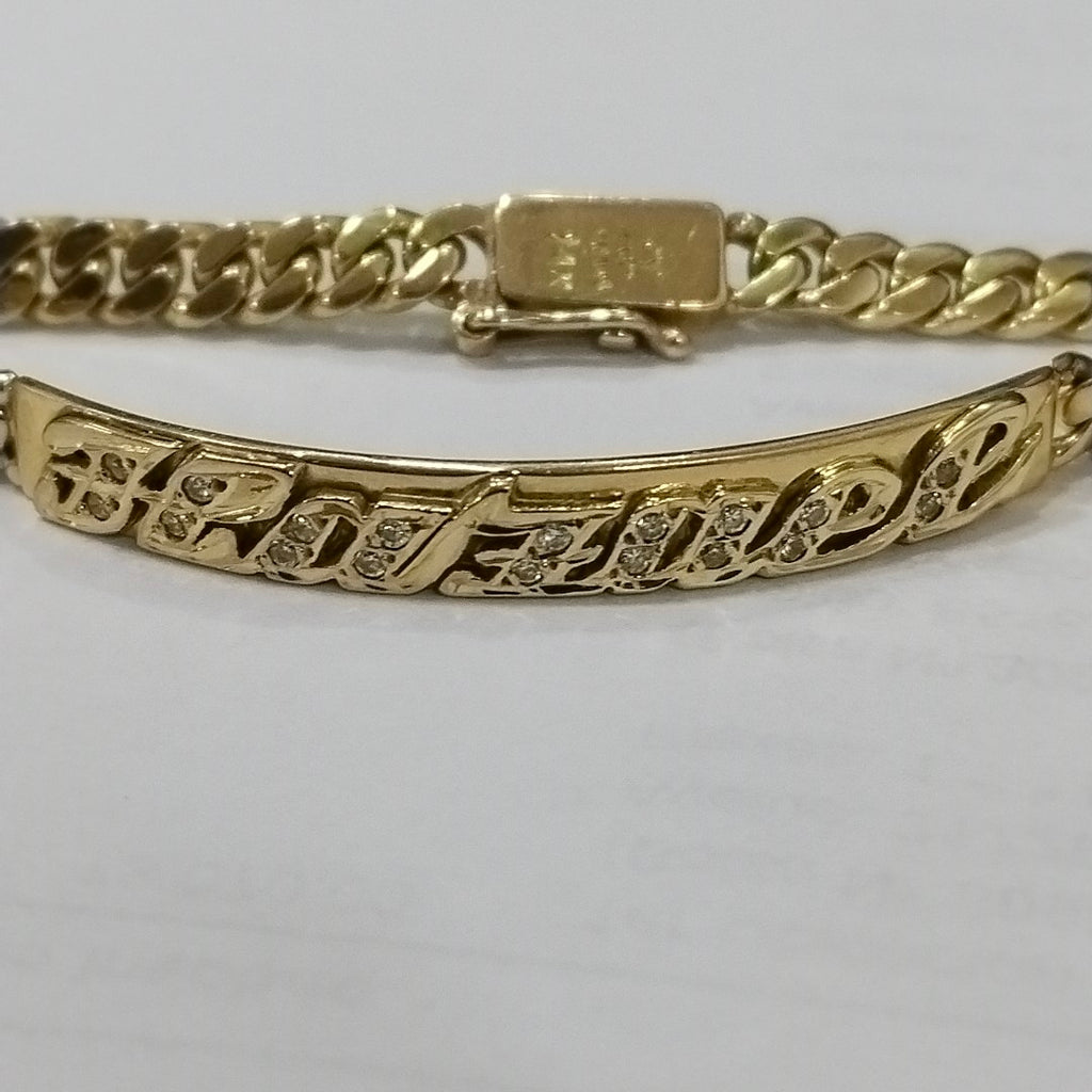 ESCLAVA ORO 14 K 17 GRMS (SEMINUEVO)