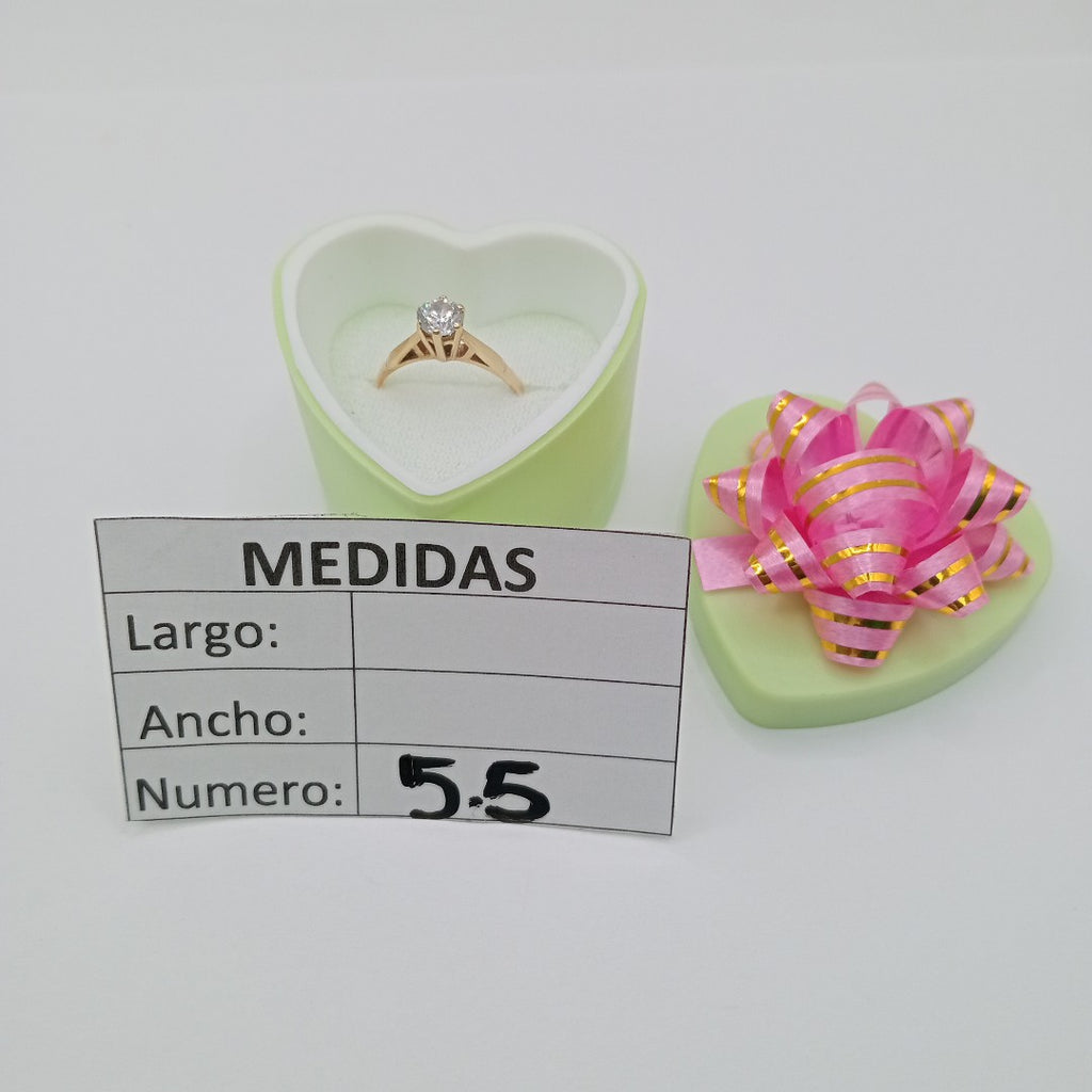 SOLITARIO ORO 14 K 1,70 GRMS (SEMINUEVO)