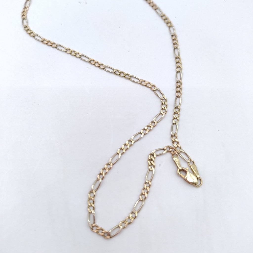 CADENA ORO COMBINADO 14 K 2,70 GRMS (SEMINUEVO)
