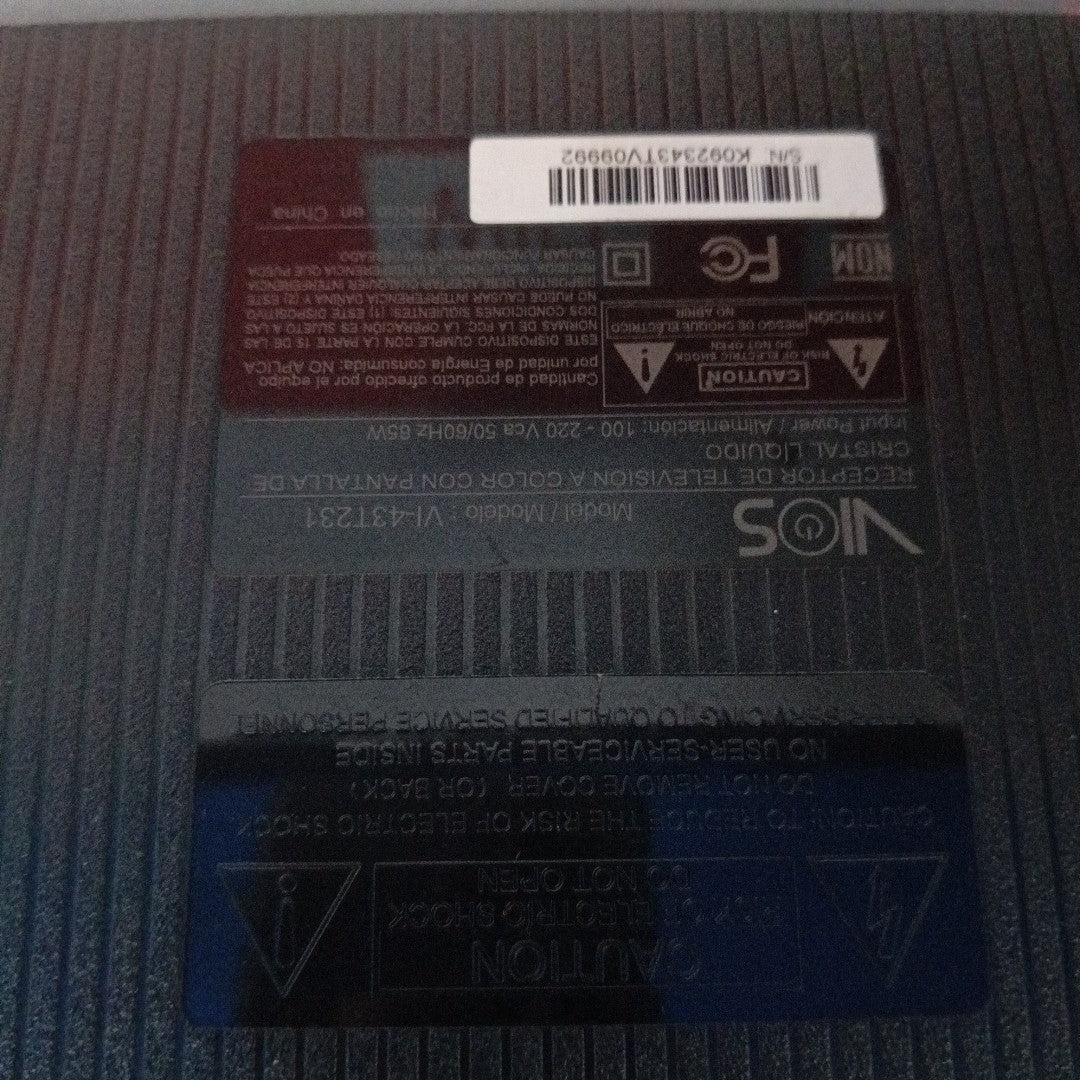 PANTALLA VIOS VI-43T231 43" LED FULL HD (SEMINUEVO)