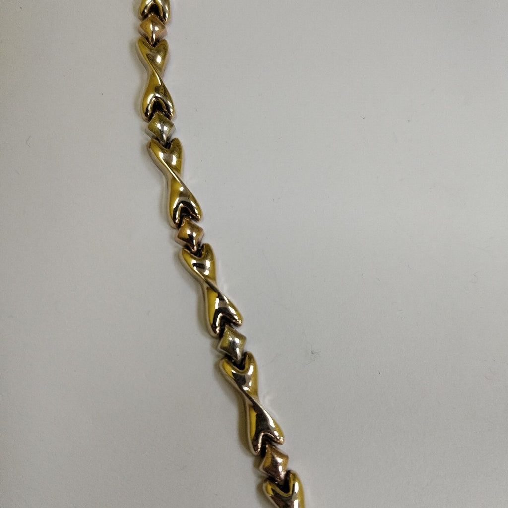 CADENA ORO COMBINADO 10 K 11,40 GRMS (SEMINUEVO)