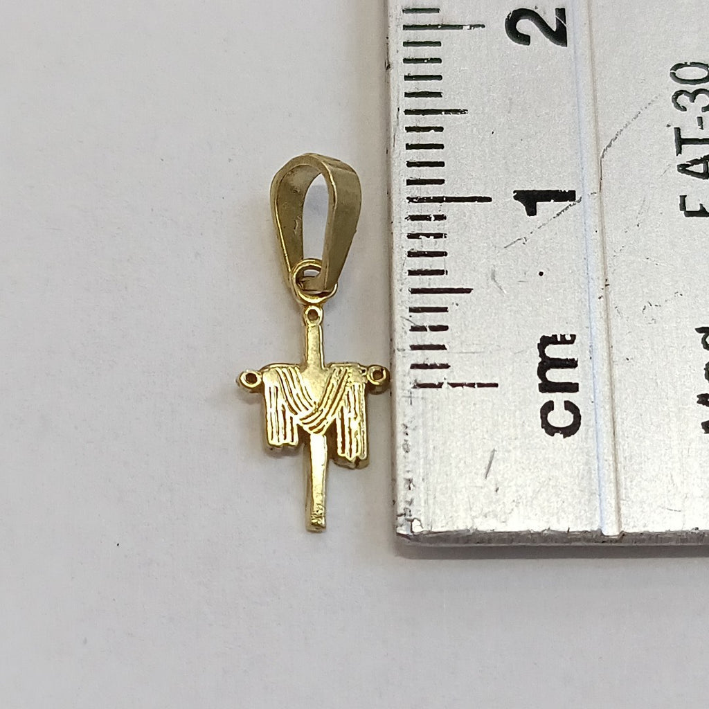 CRUZ, DIJE ORO 14 K 0.6 GRMS (SEMINUEVO)