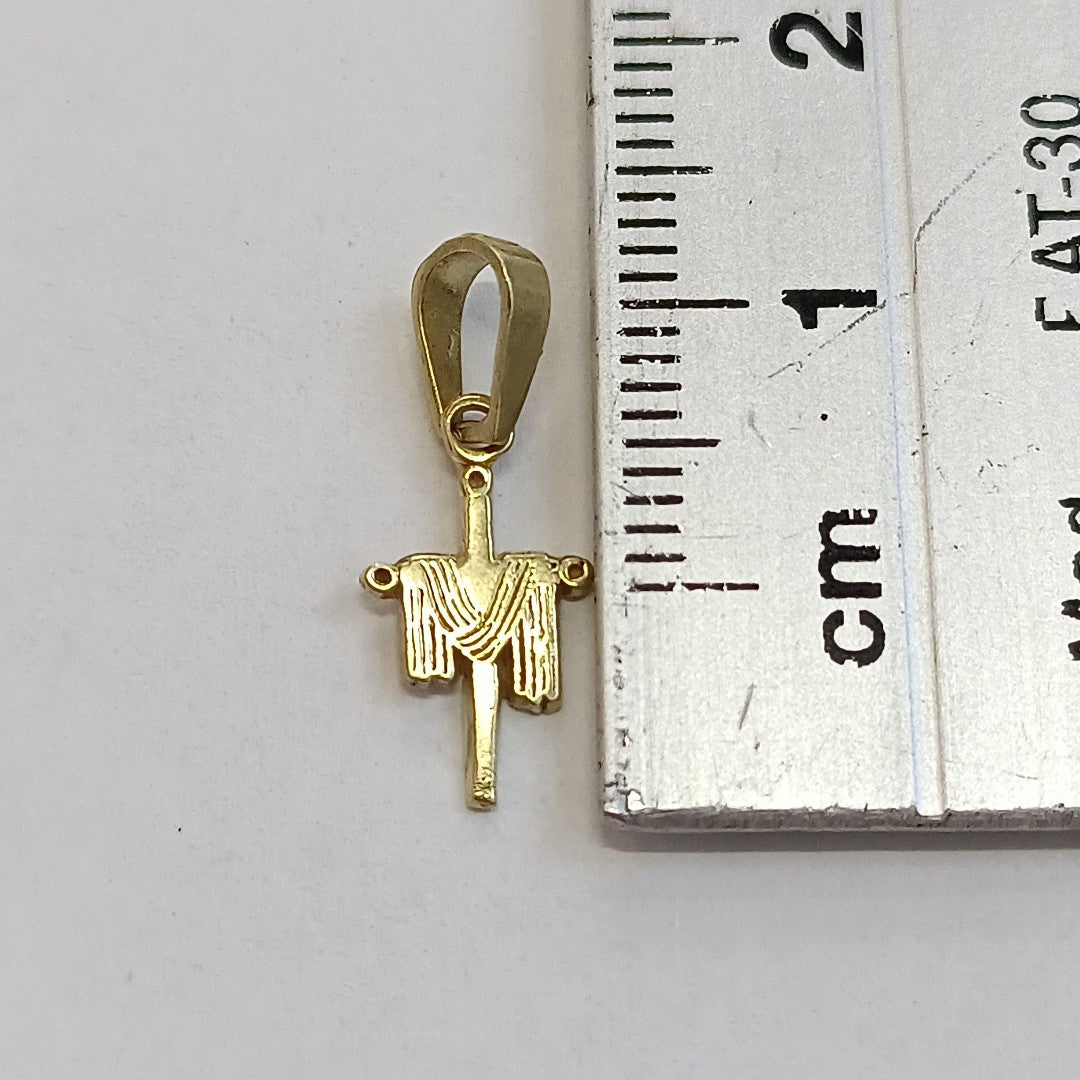CRUZ, DIJE ORO 14 K 0.6 GRMS (SEMINUEVO)