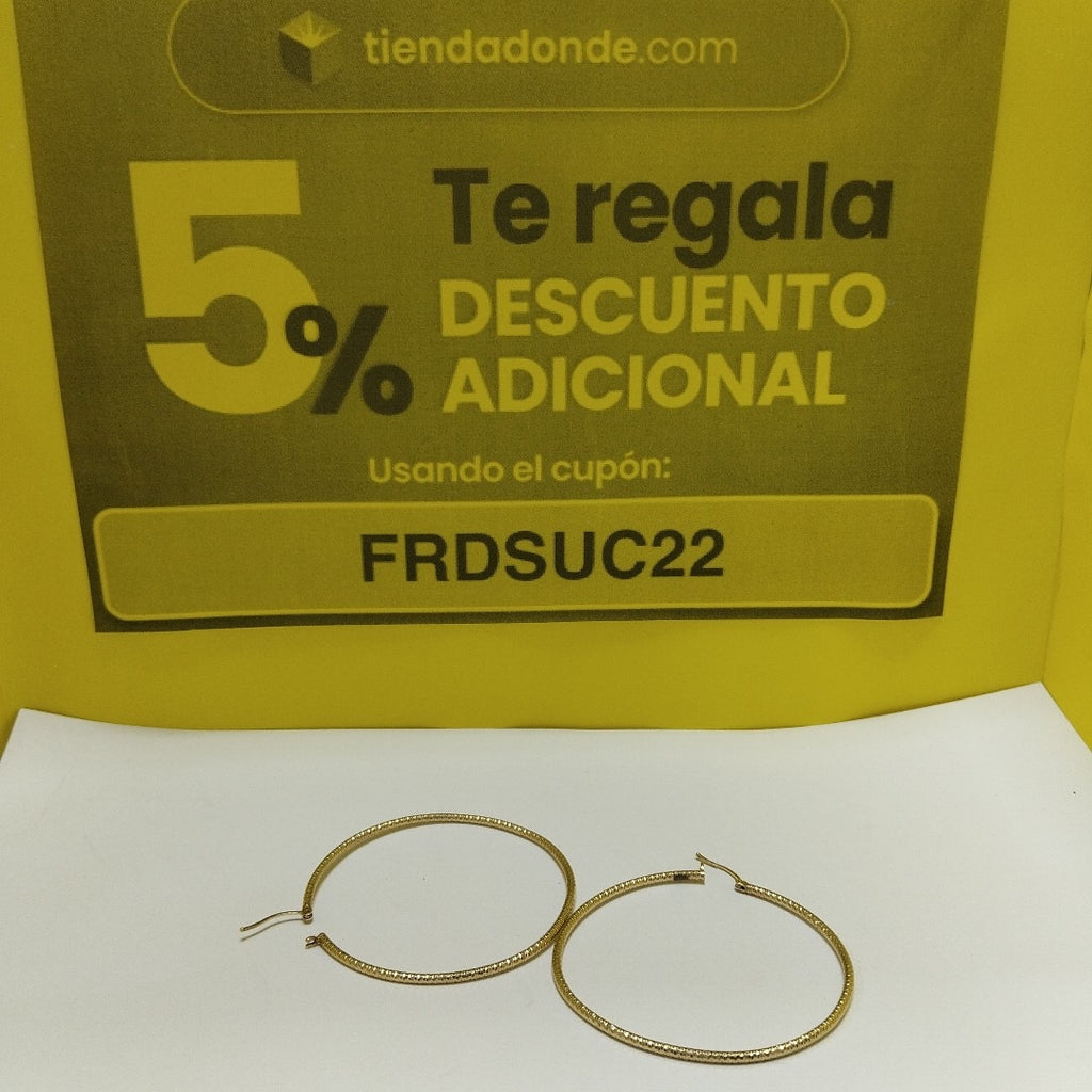 ARRACADAS PAR ORO 14 K 5,10 GRMS (SEMINUEVO)