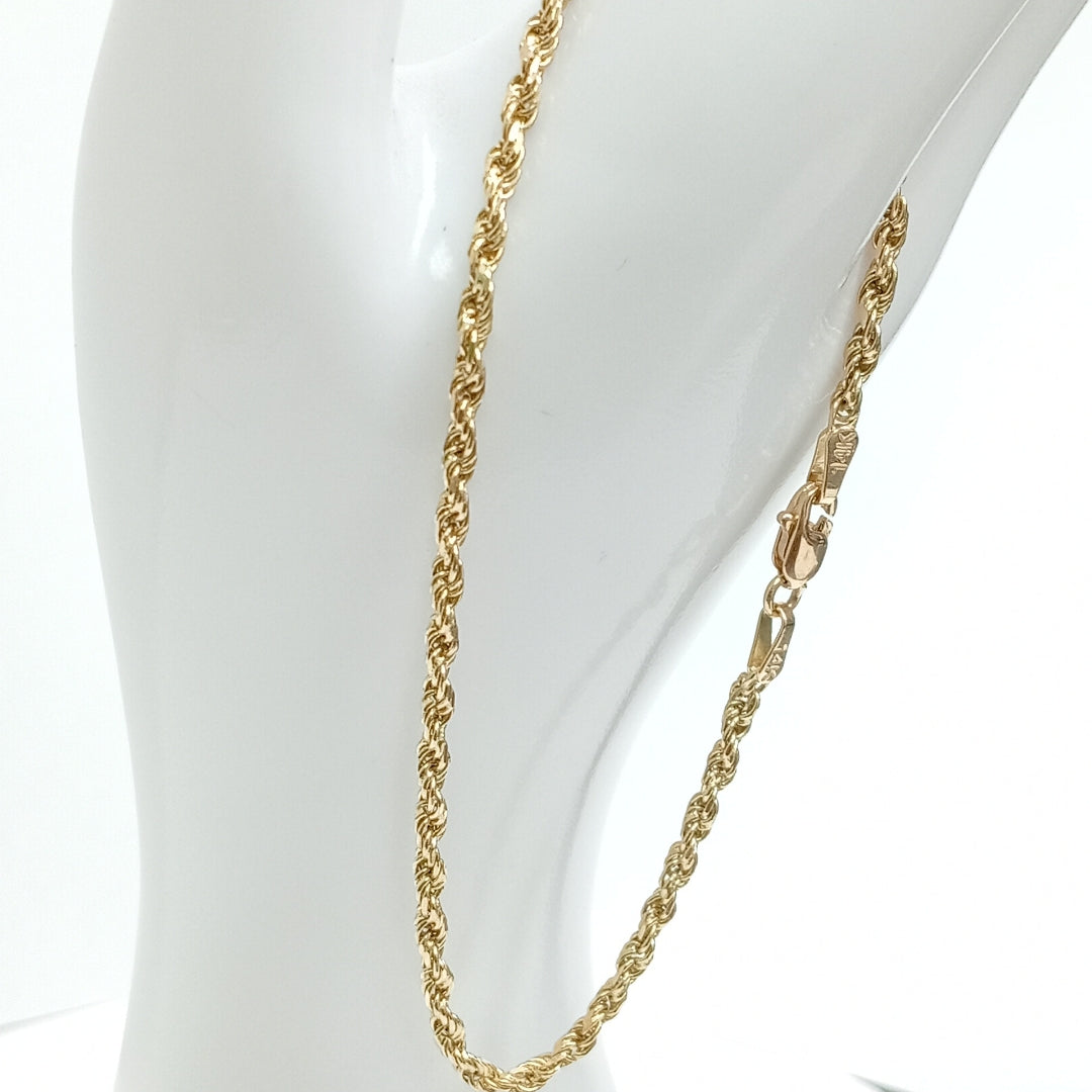 PULSERA TEJIDO TORZAL 4.5G 21 CM (NUEVO)