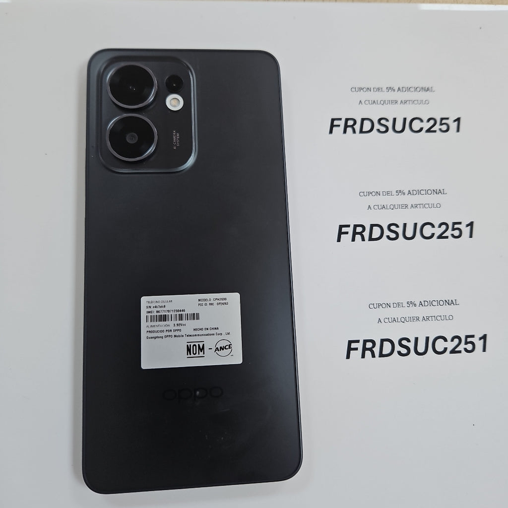 CELULAR OPPO  RENO 13F 5G CPH2699 (2025) 256 GB 12 GB RAM (SEMINUEVO)