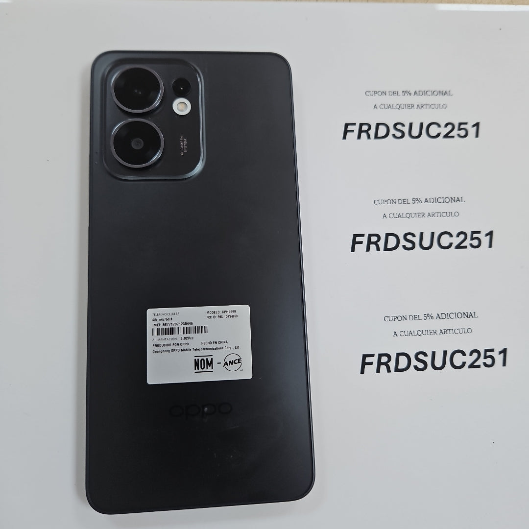 CELULAR OPPO  RENO 13F 5G CPH2699 (2025) 256 GB 12 GB RAM (SEMINUEVO)