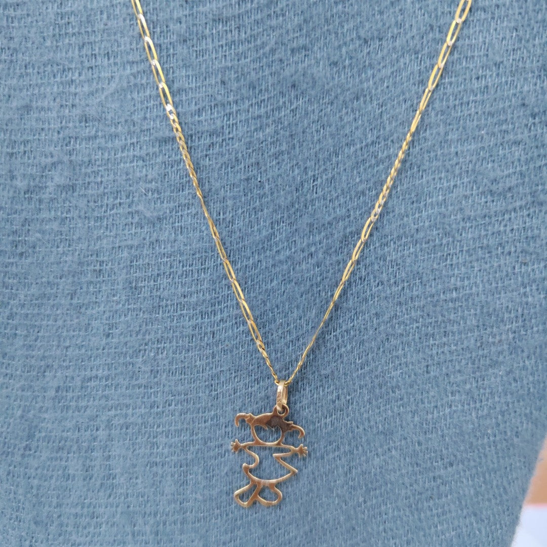 GARGANTILLA ORO 14 K 2,80 GRMS (SEMINUEVO)