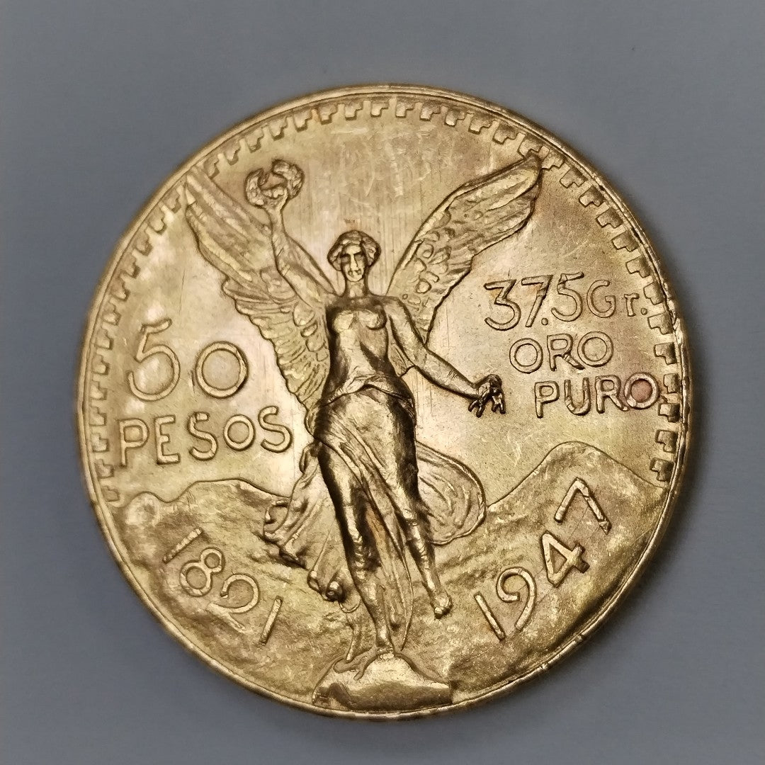 K1 41,60 GRMS 21 K IDENTIFICACIÓN MONEDA NOMINATIVA MONEDAS PESOS 50 PESOS (SEMINUEVO)