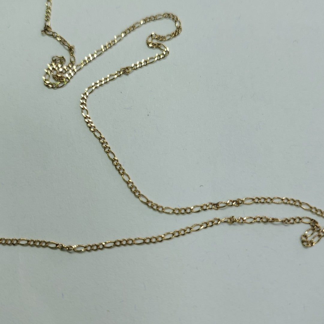 CADENA 3 X 1 1.7GR 60 CM 14K (NUEVO)