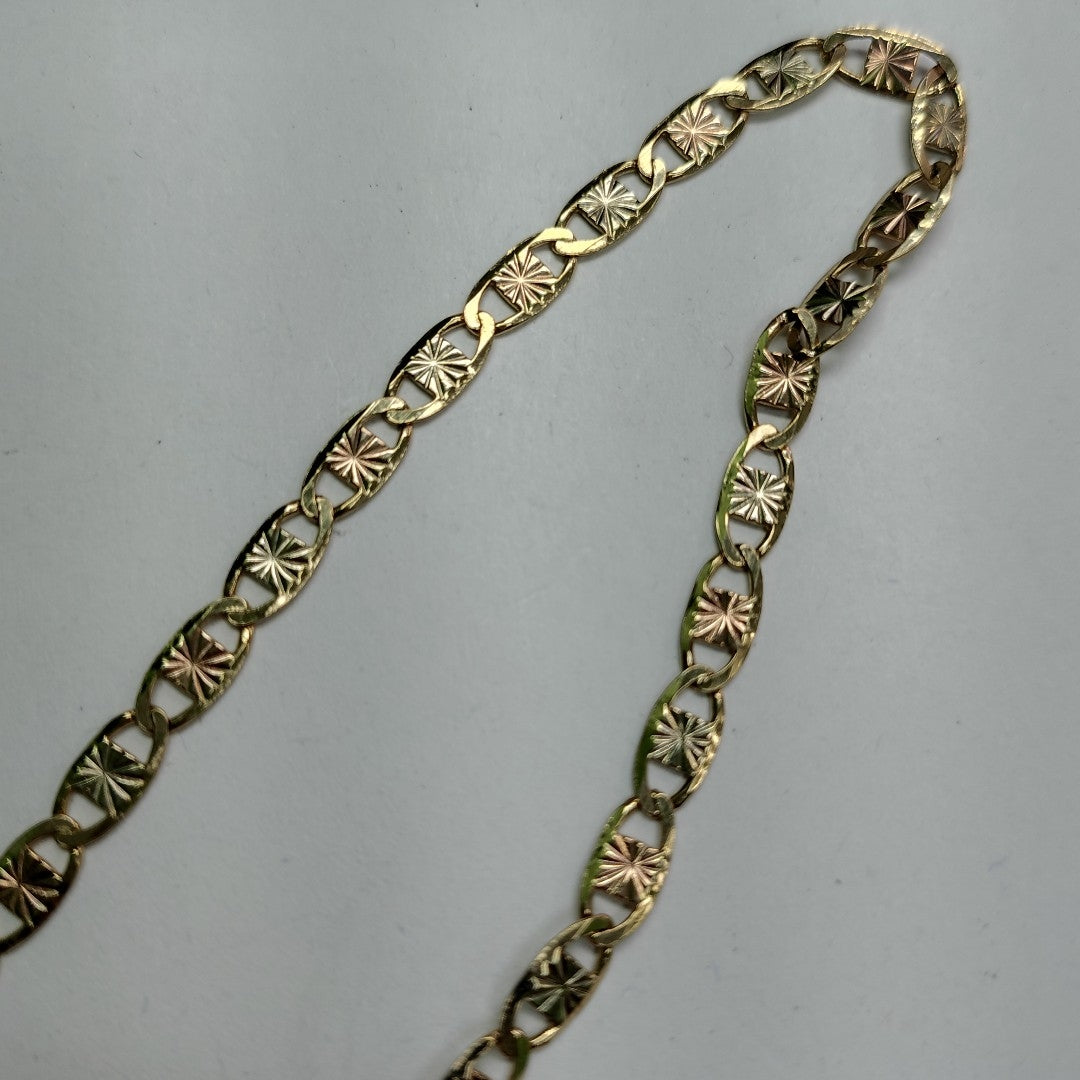 PULSERA MARINERA 4.5G 21 CM 14K (NUEVO)