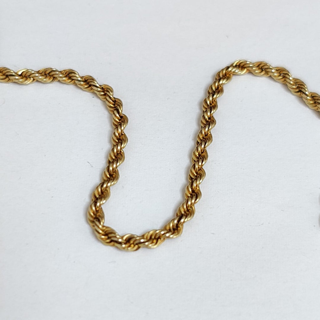 CADENA, CRUZ ORO 14 K 12.3 GRMS (SEMINUEVO)
