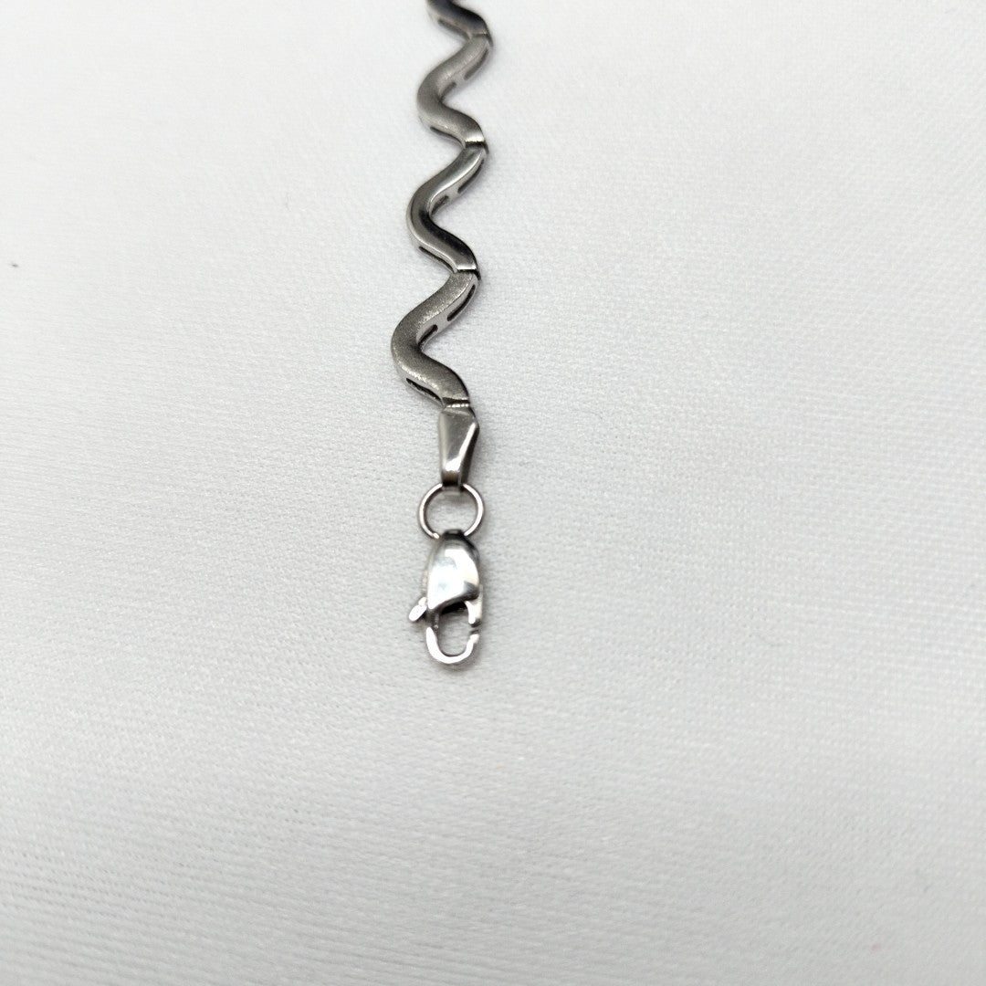PULSERA ORO, ORO BLANCO 14 K 4.7 GRMS (SEMINUEVO)