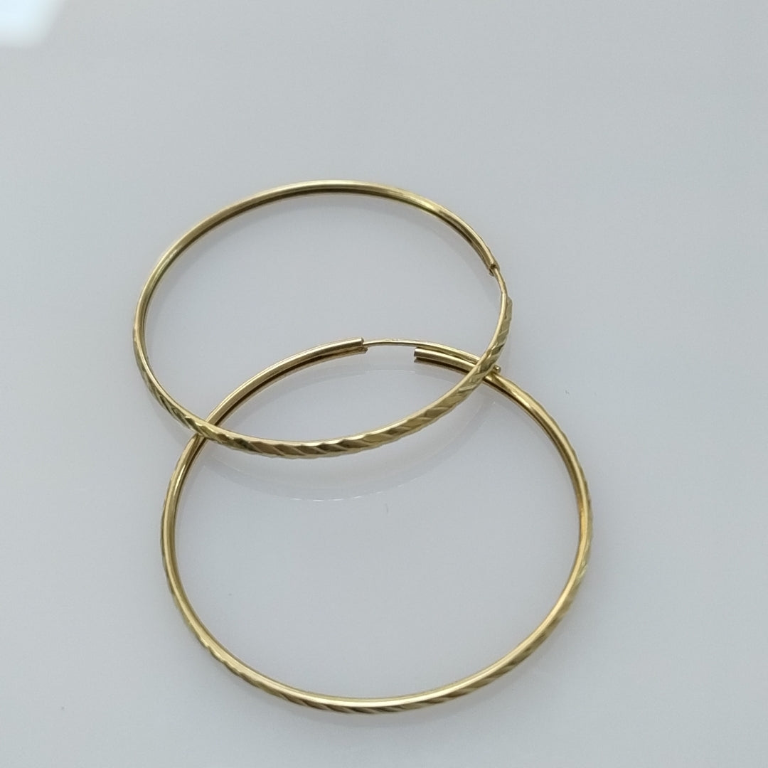 ARETES PAR ORO 14 K 1.7 GRMS (SEMINUEVO)