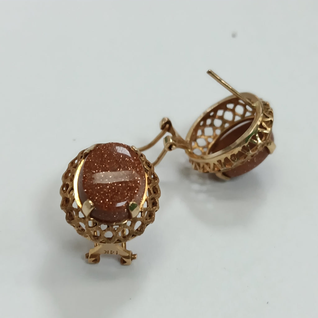 ARETES PAR ORO 14 K 5,50 GRMS (SEMINUEVO)
