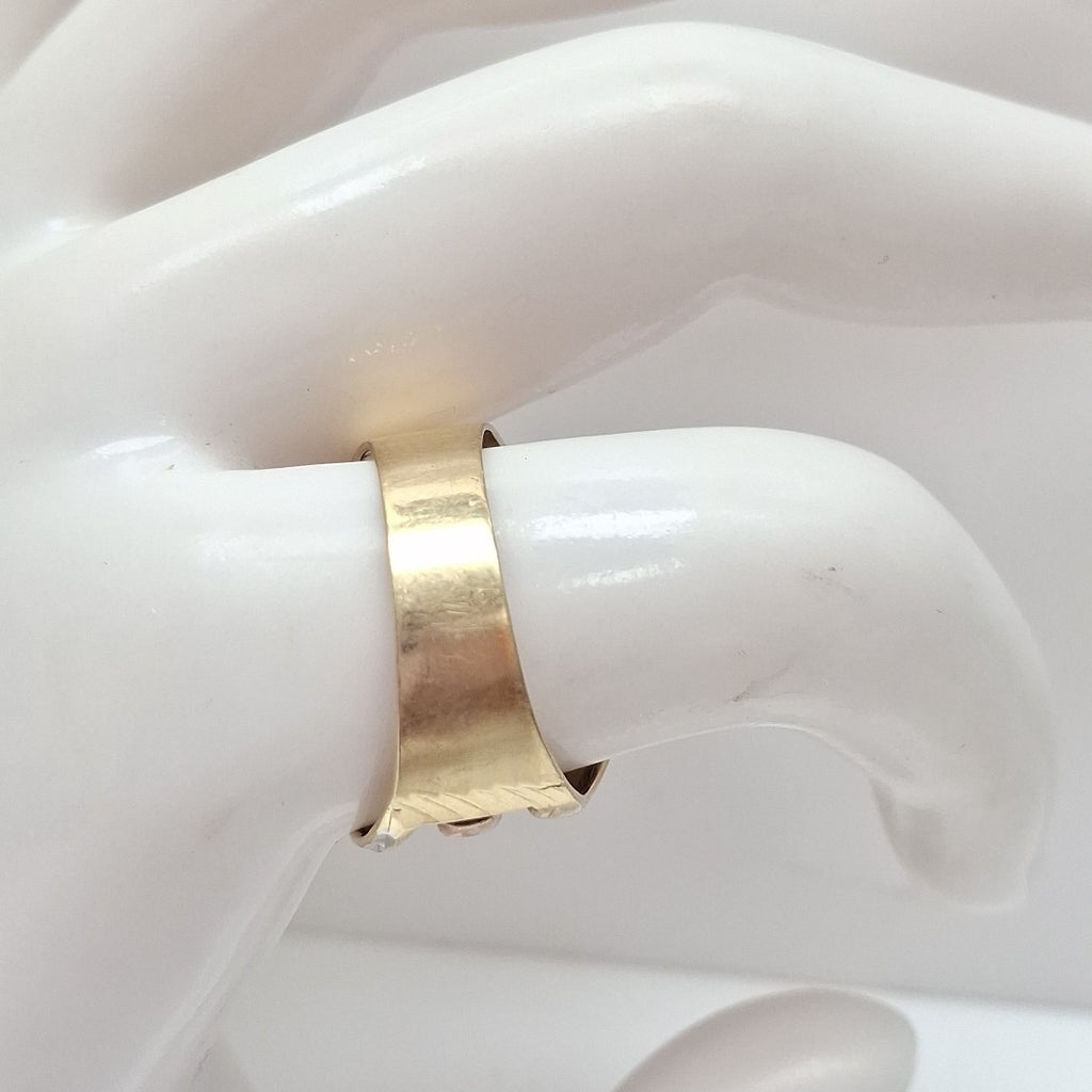 ANILLITO ORO COMBINADO 10 K 4.9 GRMS (SEMINUEVO)