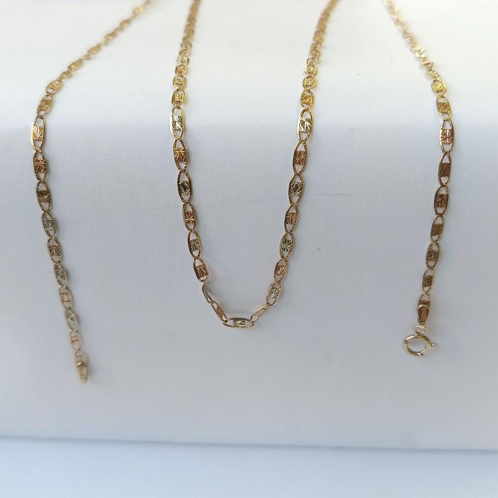 CADENA ORO,ORO COMBINADO 10 K 4,20 GRMS (SEMINUEVO)