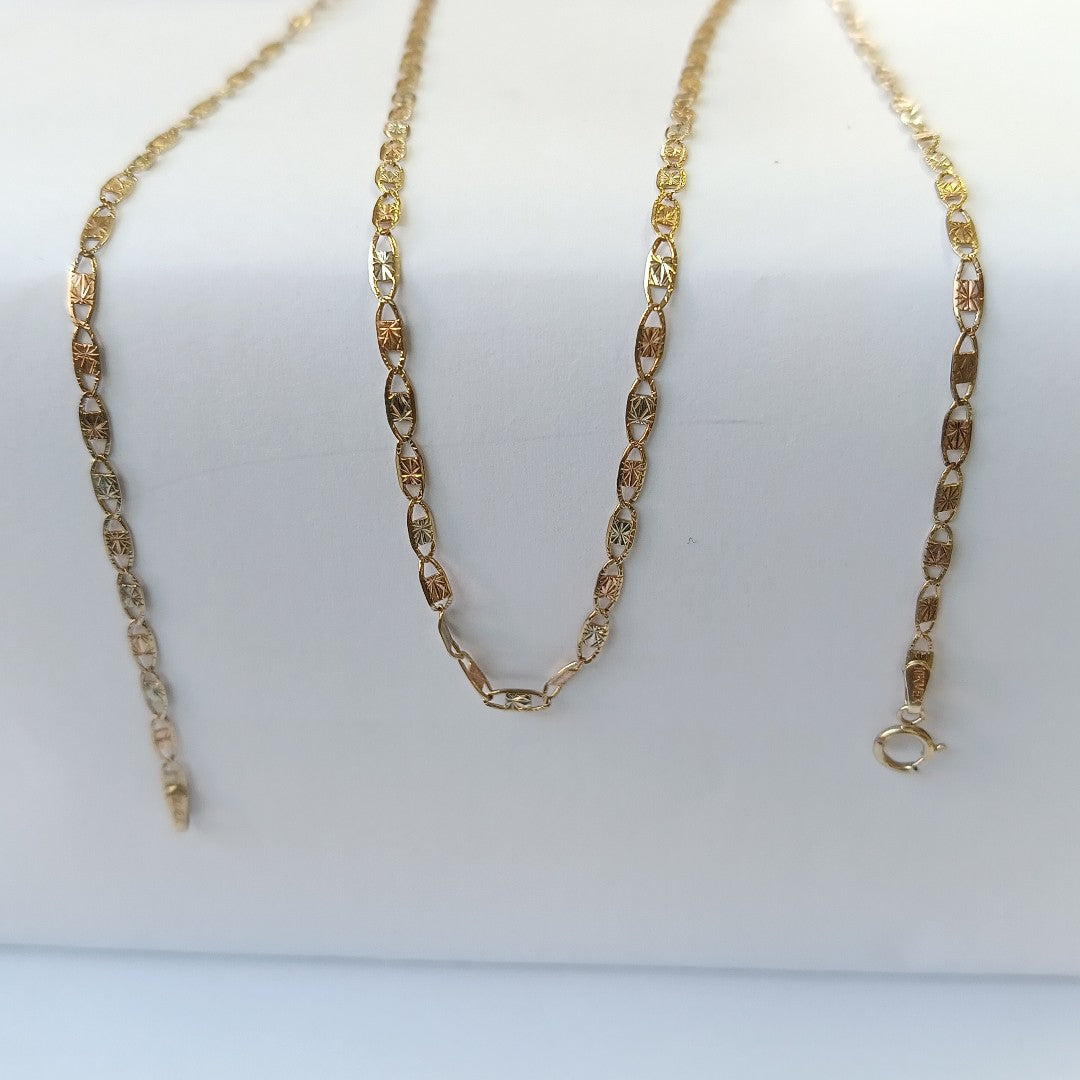 CADENA ORO,ORO COMBINADO 10 K 4,20 GRMS (SEMINUEVO)