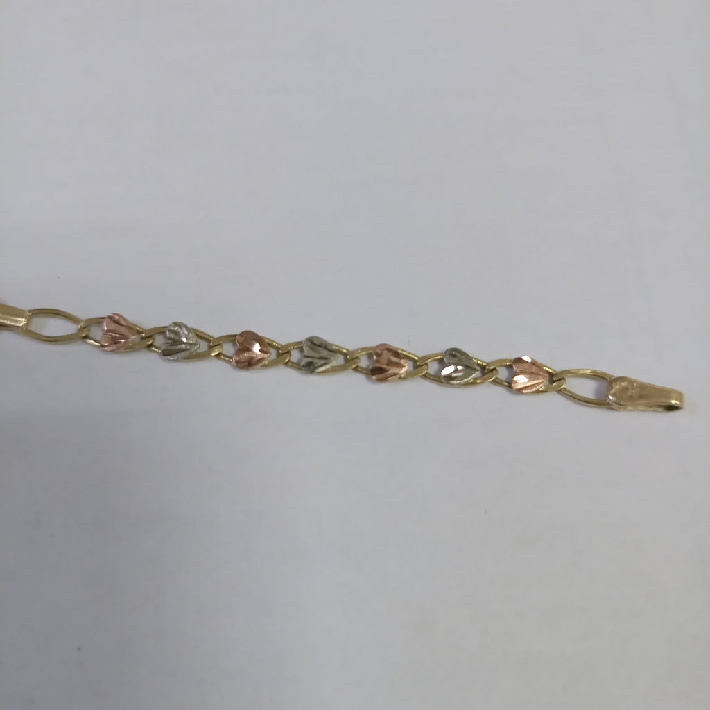 ESCLAVA ORO COMBINADO 10 K 2 GRMS (SEMINUEVO)