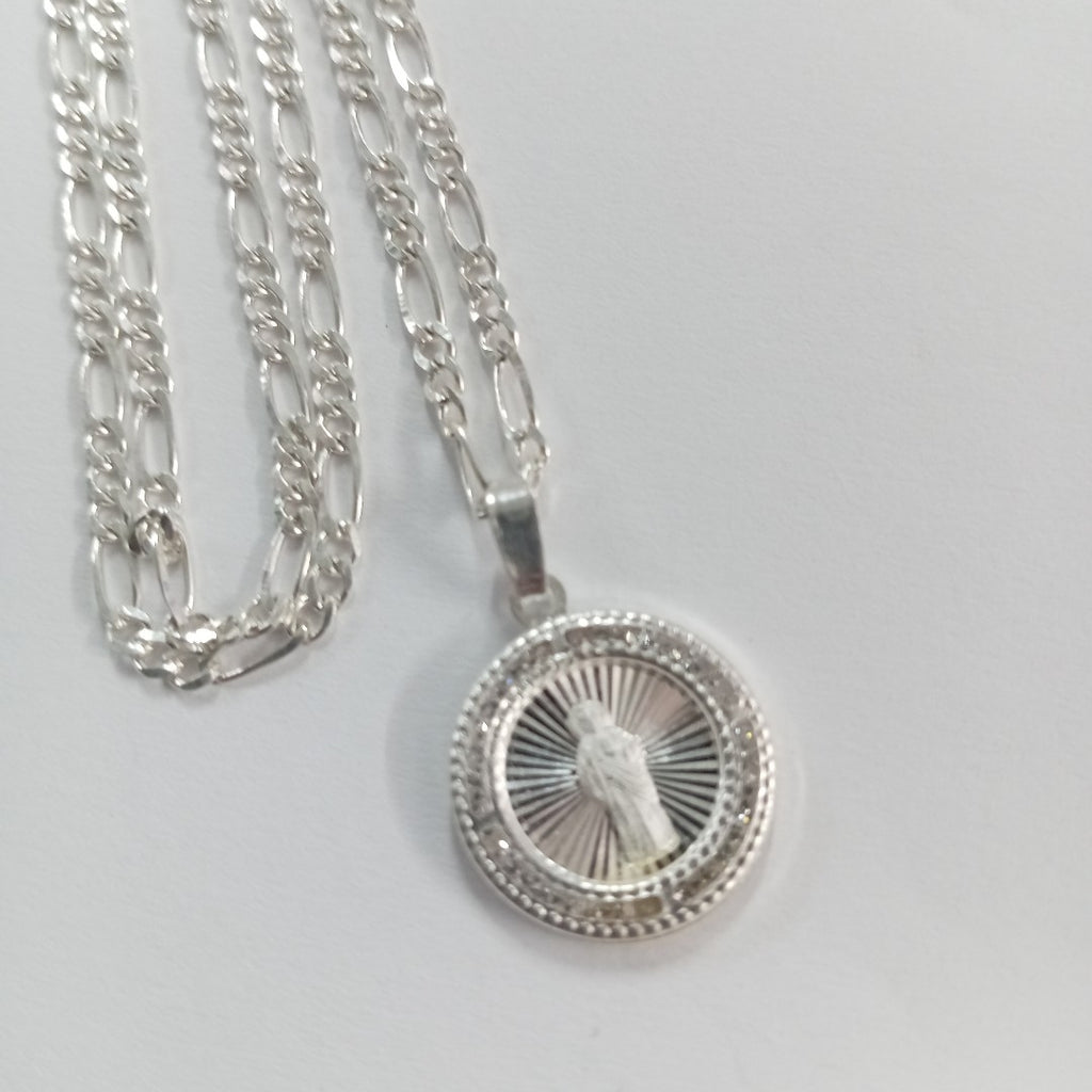 CADENA, DIJE PLATA 6 GRMS (SEMINUEVO)