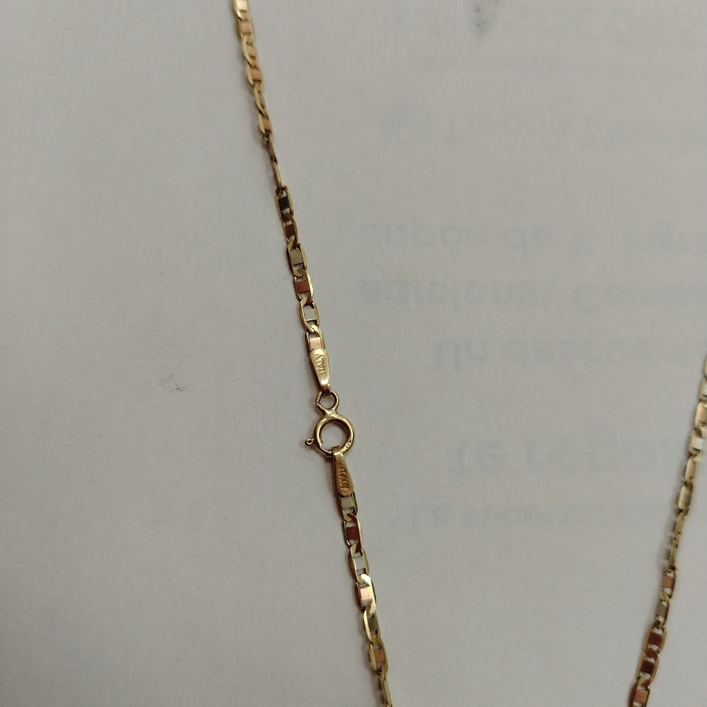 CADENA ORO, ORO COMBINADO 10 K 3.1 GRMS (SEMINUEVO)