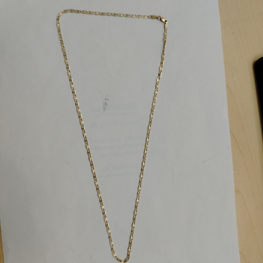 CADENA ORO, ORO COMBINADO 14 K 6.4 GRMS (SEMINUEVO)