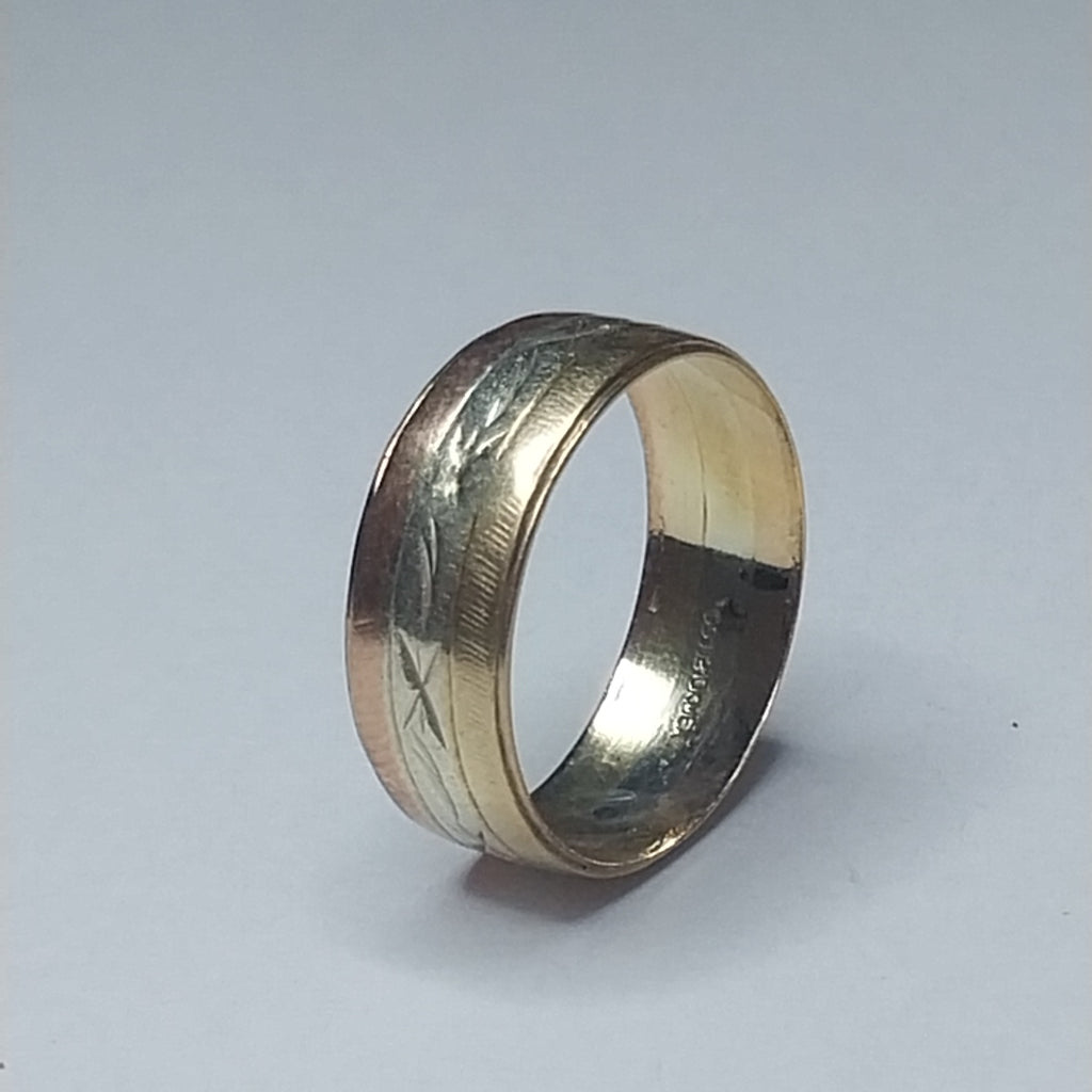 ARGOLLA ORO COMBINADO 10 K 1.8 GRMS (SEMINUEVO)