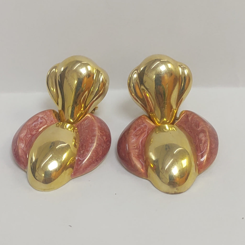 ARETES PAR ORO 14 K 14,80 GRMS (SEMINUEVO)