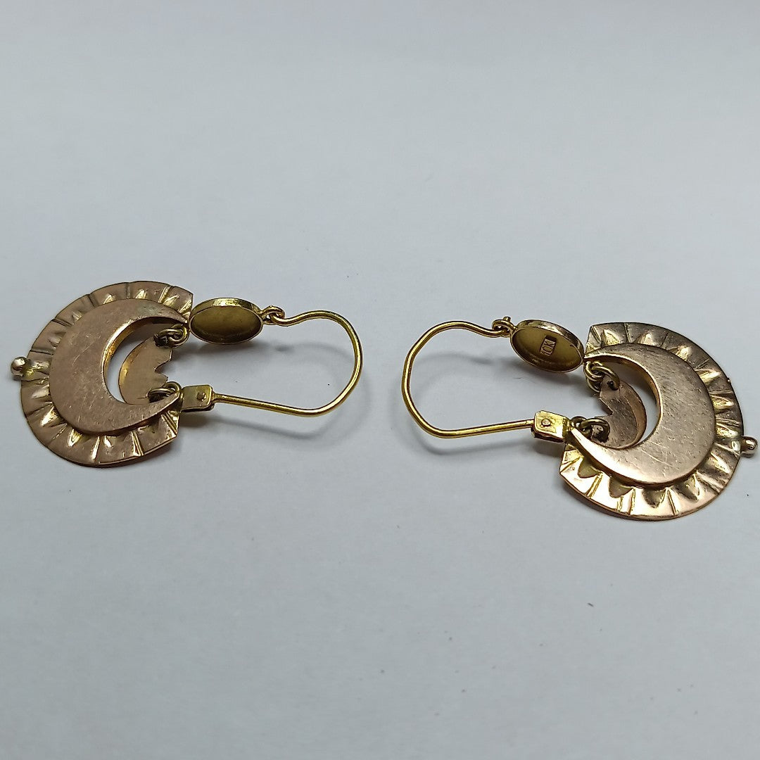 ARETES PAR ORO 10 K 3.2 GRMS (SEMINUEVO)