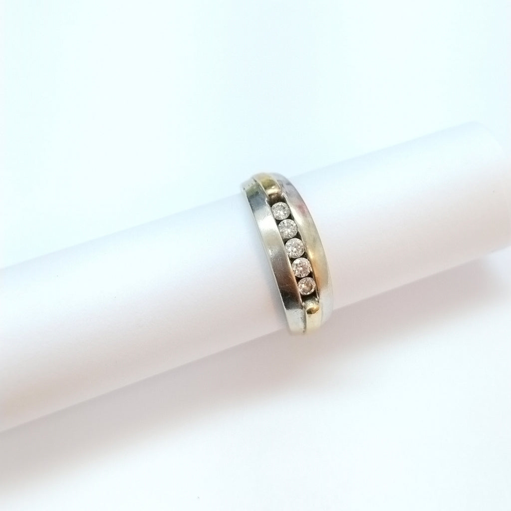 ANILLITO ORO BLANCO 10 K 5,40 GRMS (SEMINUEVO)