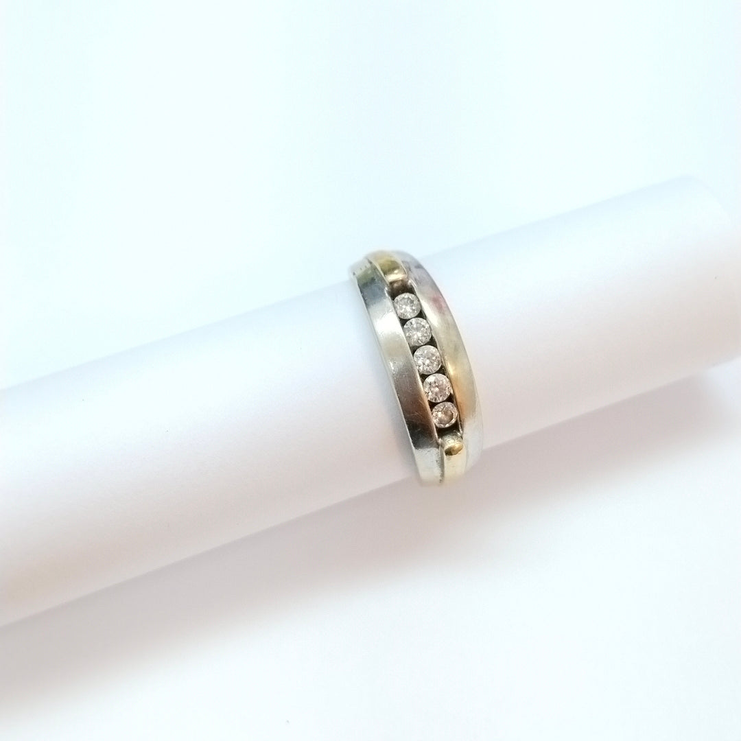 ANILLITO ORO BLANCO 10 K 5,40 GRMS (SEMINUEVO)