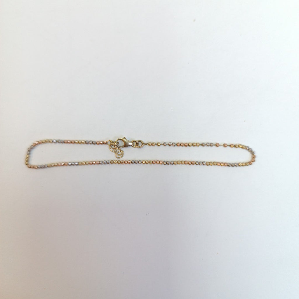 PULSERA ORO COMBINADO 10 K 1.6 GRMS (SEMINUEVO)