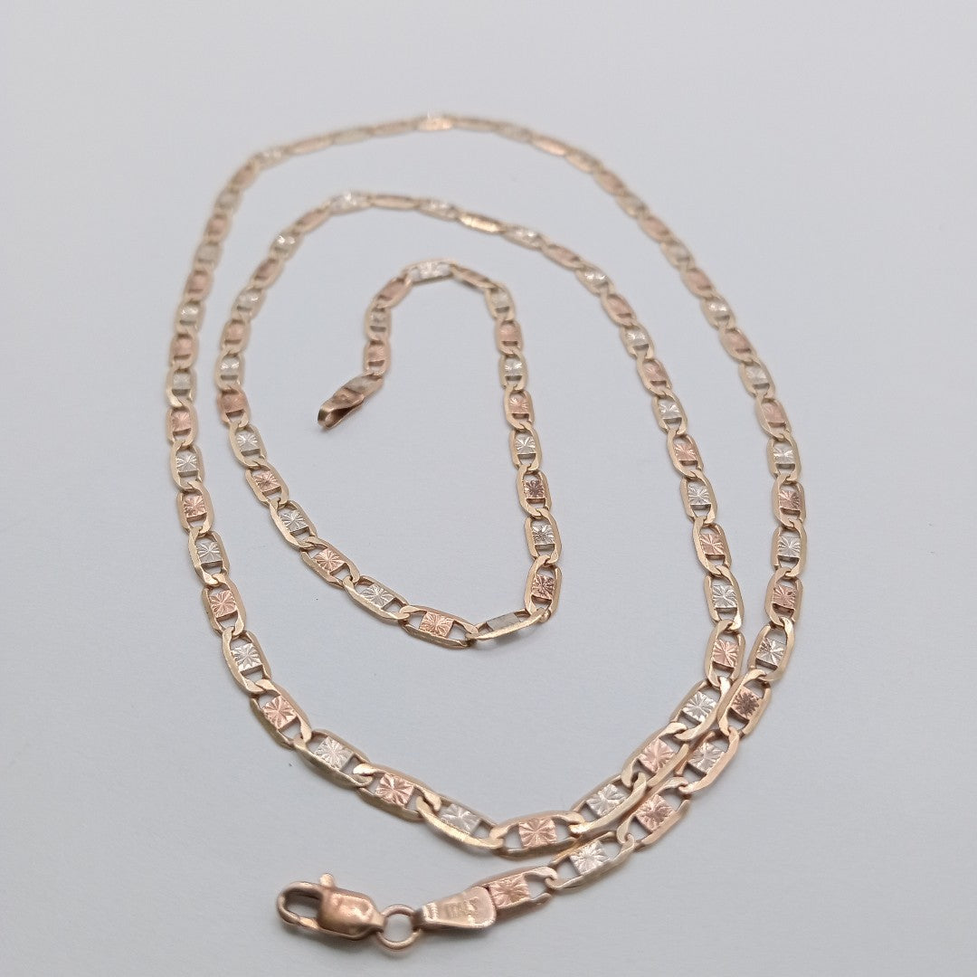 CADENA ORO COMBINADO 10 K 8,80 GRMS (SEMINUEVO)