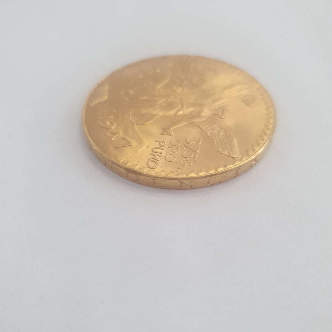 K1 41.6 GRMS 21 K IDENTIFICACIÓN MONEDA NOMINATIVA MONEDAS PESOS 50 PES (SEMINUEVO)