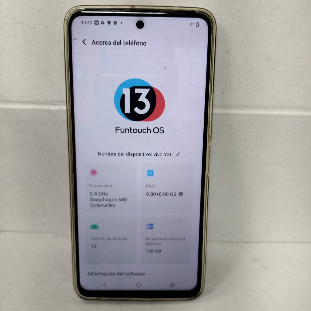 CELULAR VIVO Y36 V2247 128 GB 8 GB RAM (SEMINUEVO)