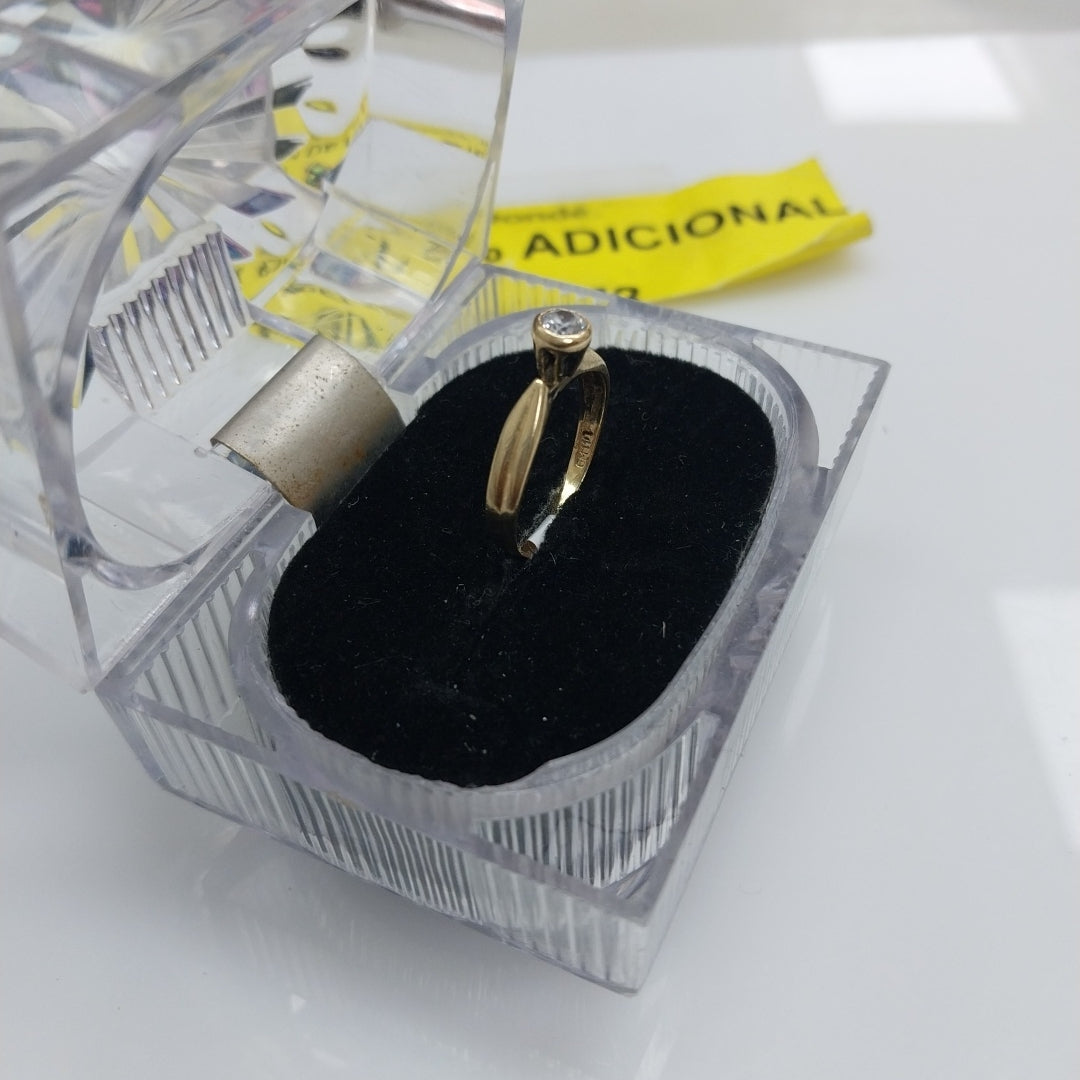 ANILLO ORO 10 K 1,60 GRMS (SEMINUEVO)