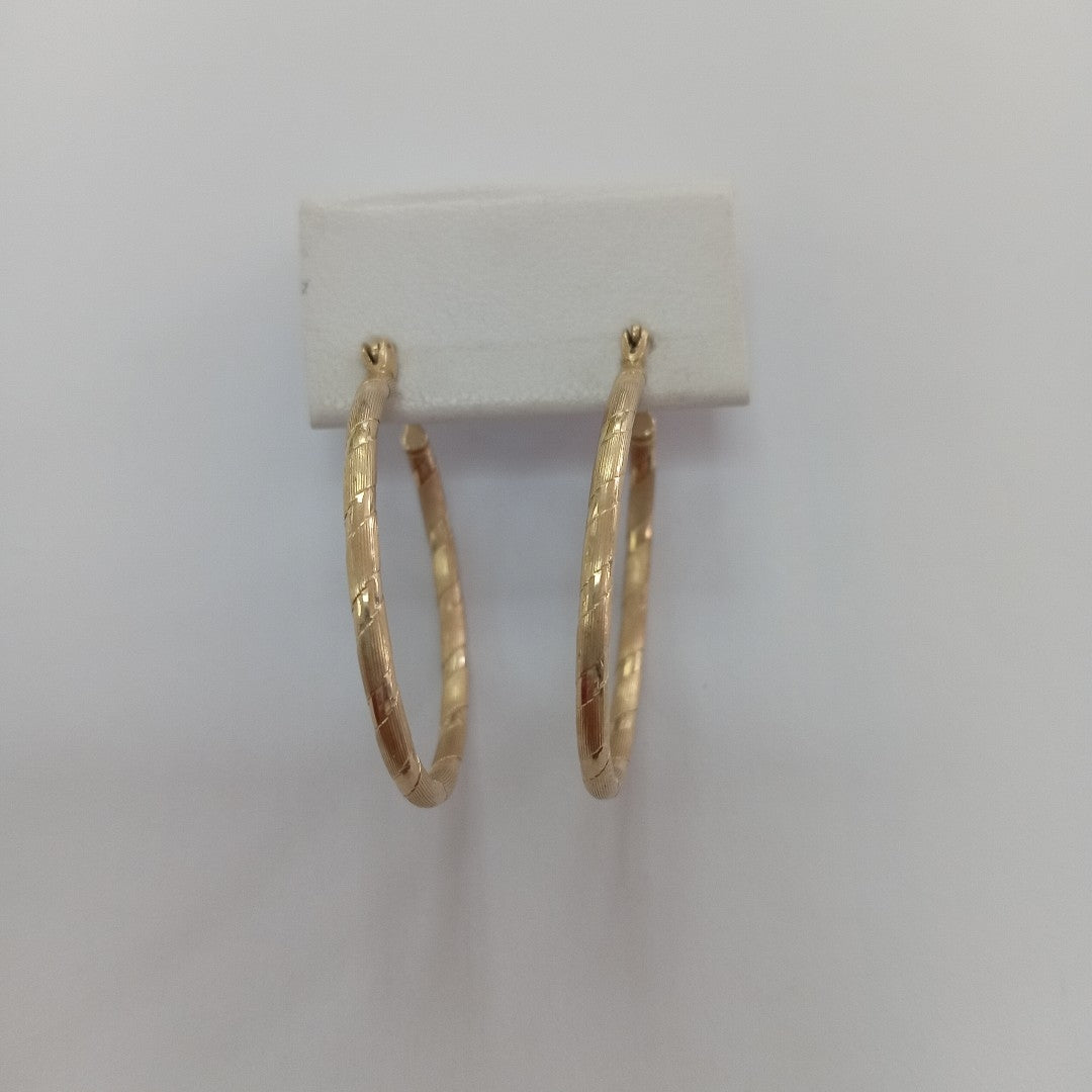 ARETES PAR ORO 14 K 3 GRMS (SEMINUEVO)
