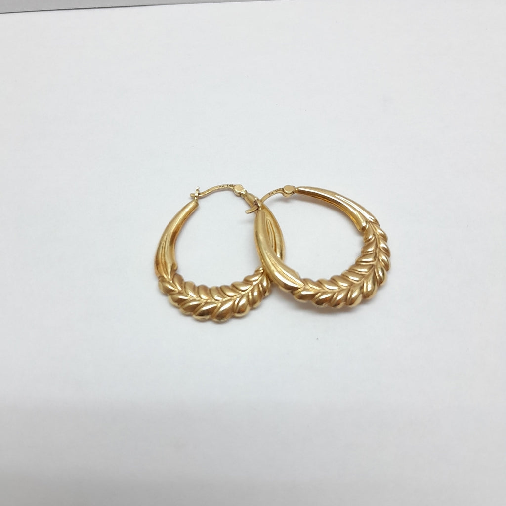 ARRACADAS PAR ORO 14 K 2,80 GRMS (SEMINUEVO)