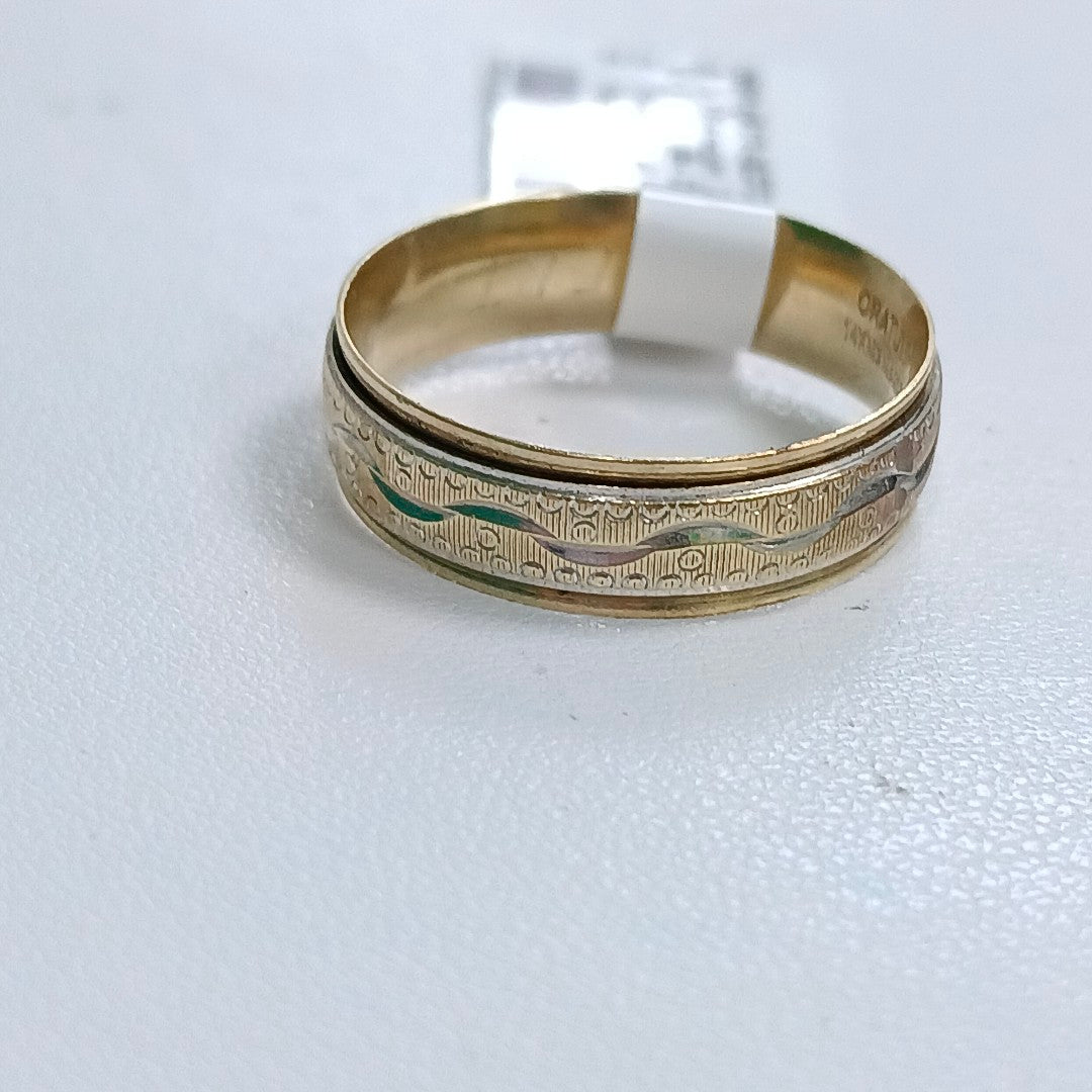 ARGOLLA ORO 14 K 3.2 GRMS (SEMINUEVO)