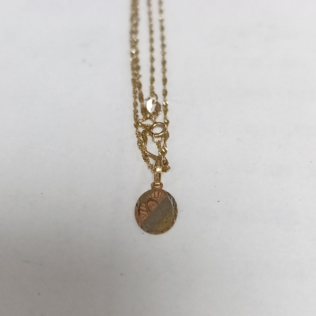 CADENA, DIJE ORO 10 K 1.2 GRMS (SEMINUEVO)