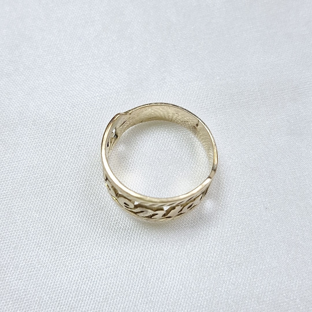 ANILLO ORO 10 K 3,40 GRMS (SEMINUEVO)